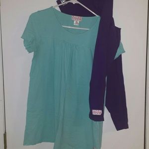 Ruffle Girl Tunic & Legging Outfit